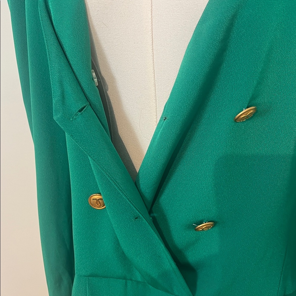 Richard Warren Green Dress - Picture 7 of 17